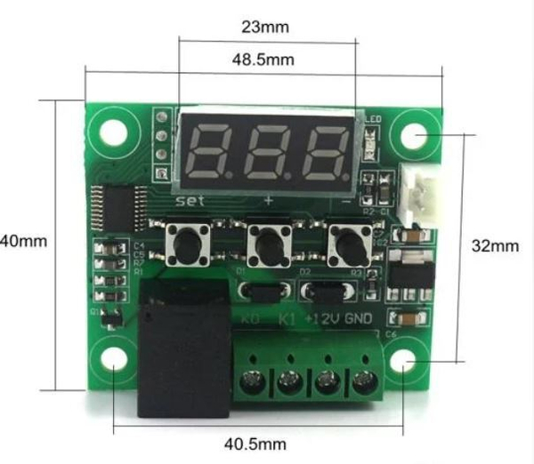 Термостат ET W1209/12V