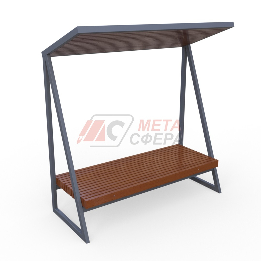 Скамейка с навесом Модерн