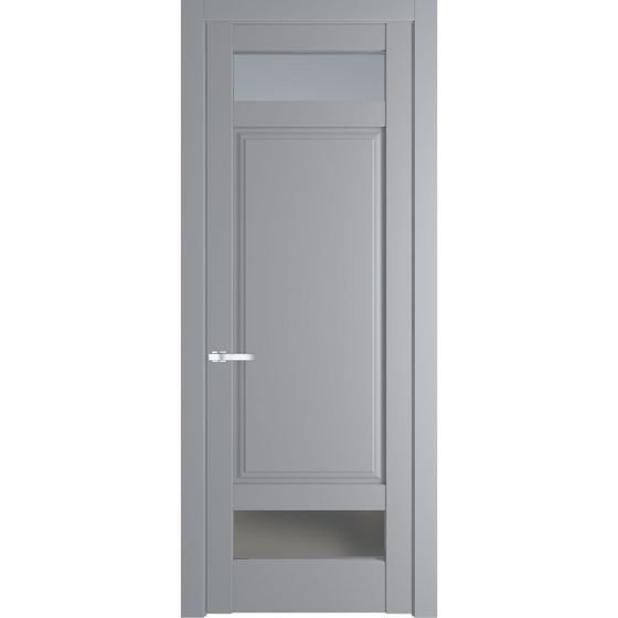 Межкомнатная дверь эмаль Profil Doors 4.3.4PD смоки остеклённая