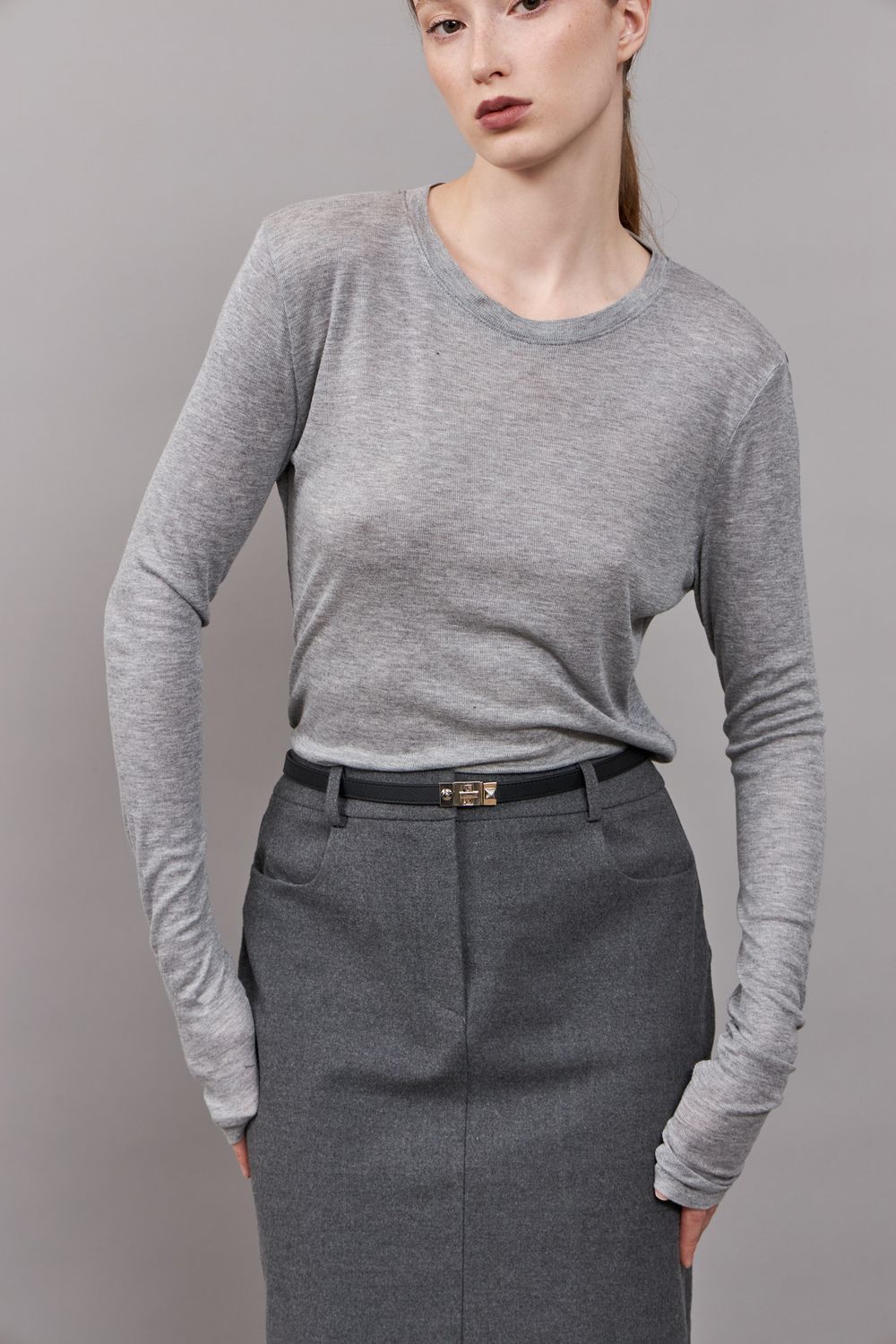 ТОНКИЙ РЕМЕНЬ С ЗАМОЧКОМ BLACK