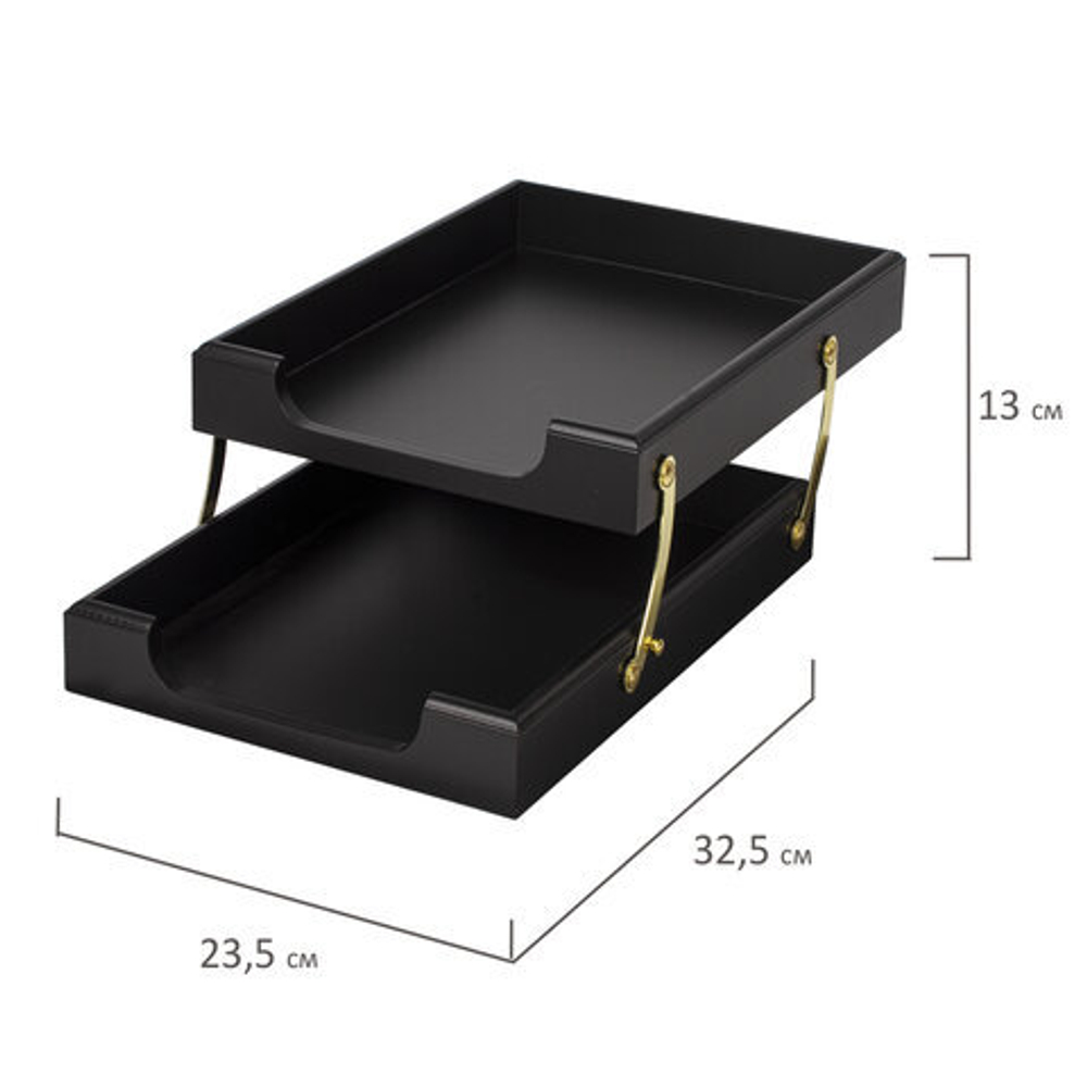 Набор настольный BESTAR "Ares" из дерева, 7 предметов, цвет "черное дерево", 236354