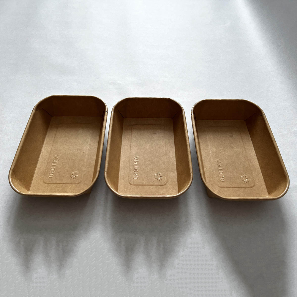 Контейнер бумажный New Soft Kraft 500мл 170х120х43 мм 1/450