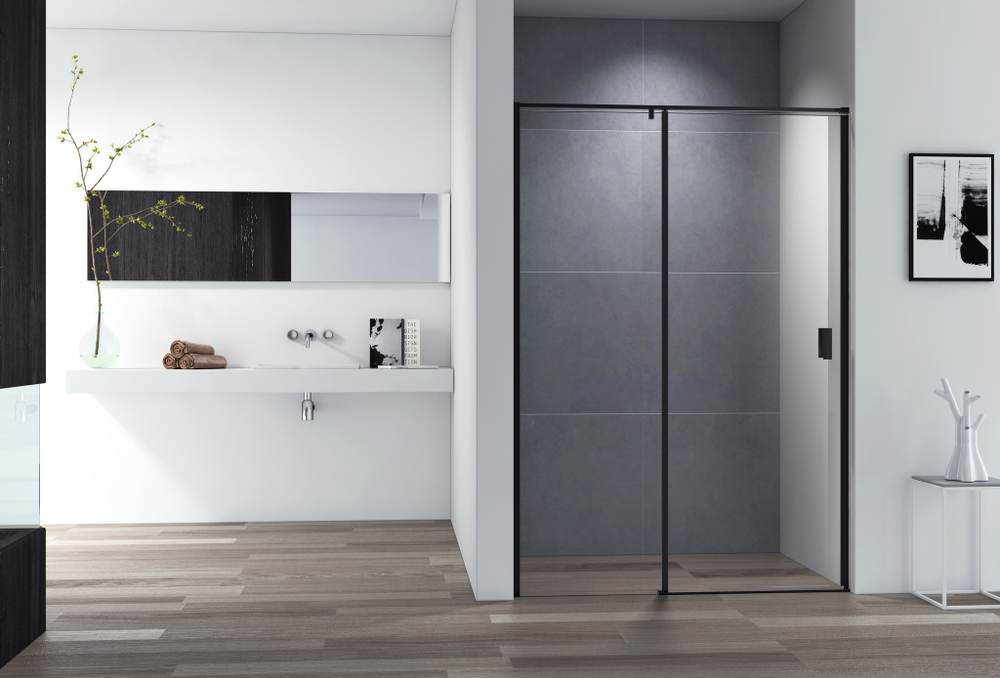 Душевая дверь Cezares URBAN-B-12-120-C-NERO, профиль черный