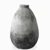 Напольное кашпо Smoke Shadow высота 72 см, серая керамика
