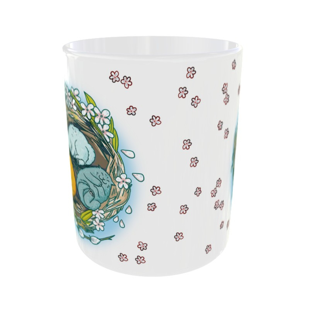 Кружка "Котики в гнезде"