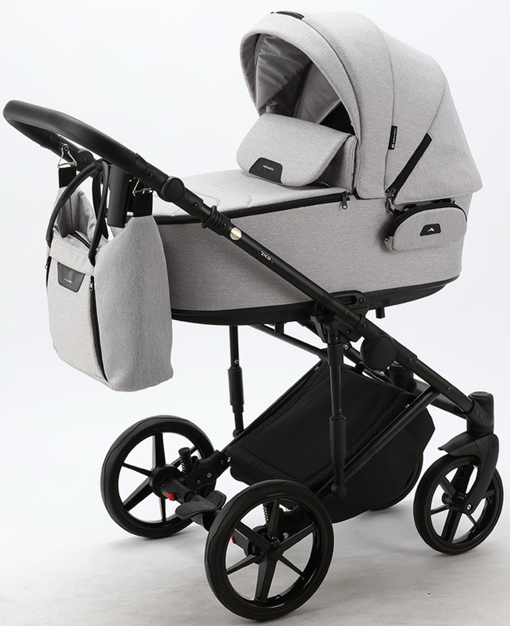 Детская коляска Adamex Zico 2 в 1 Z-TK01 СВ. СЕР.ТК
