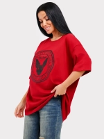 Футболка оверсайз больших размеров принт