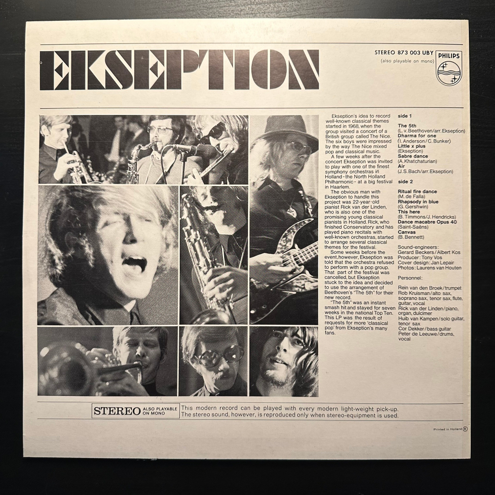 Ekseption - Ekseption (Голландия 1969г.)