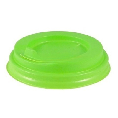 Крышка для стакана (d-90 мм) закрытый питейник ЗЕЛЕНАЯ GS-90 (100/1000 шт.)
