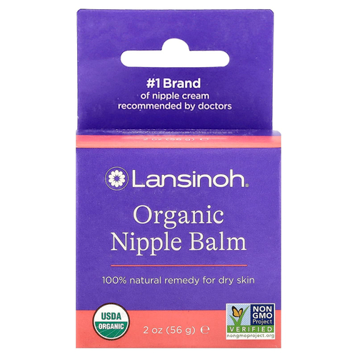 Lansinoh, Органический бальзам для сосков, 56 г (2 унции)