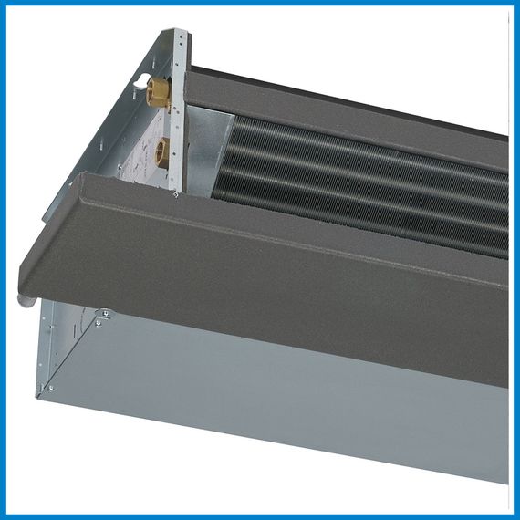 Канальный фанкойл FXE-CH 1231. Горизонтальная версия, скрытой установки (без корпуса)