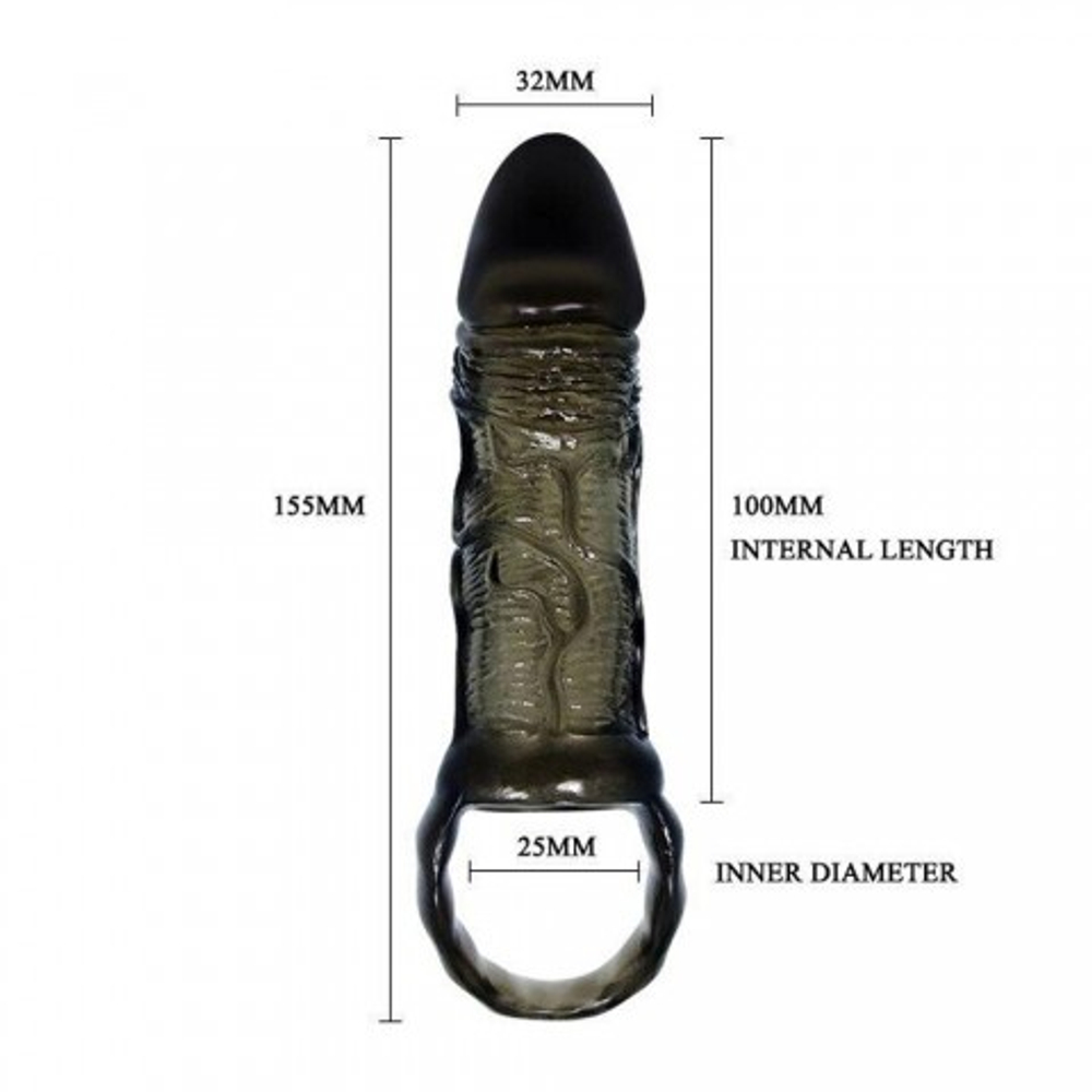 Насадка-удлинитель Breyden черная (15,5×3,2 см)