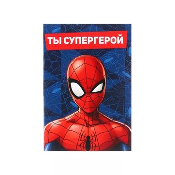 Блокнот Marvel Comics Человек-Паук (на скрепке, р-р А6, 32листа/клетка)