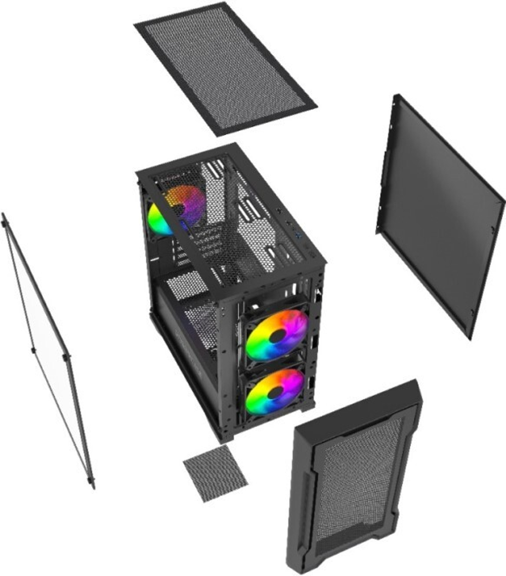 Корпус mATX Powercase Mistral Micro X3B
