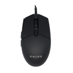 Мышь проводная KLIKS 101M, 8000dpi, черный, 2м (LW-101M)