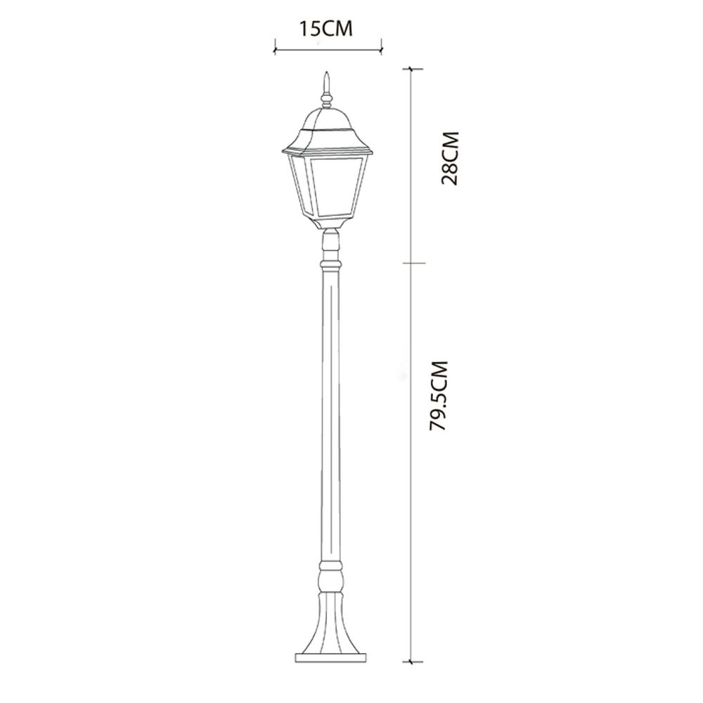 Парковый светильник Arte Lamp BREMEN