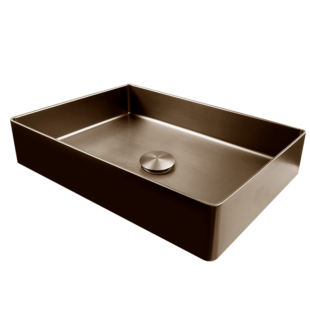 Раковина AltroBagno Astro 001020 BrAn из нержавеющей стали