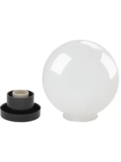 Светильник шар уличный настенный и напольный на опору ЭРА НТУ 01 60Вт 220в 20см