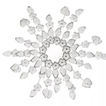 Зеркало "Цветочное солнце" 27см