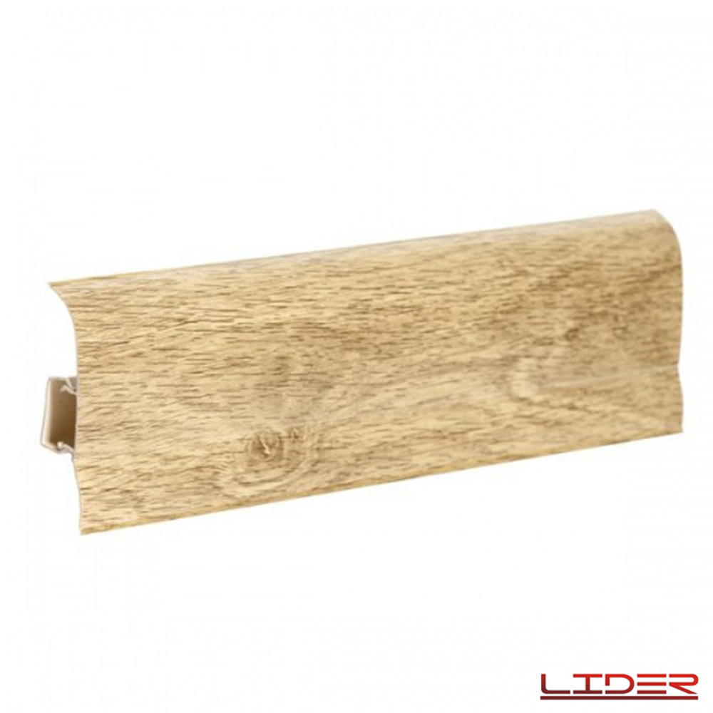 ПЛИНТУС "LIDER-75" 749 Дуб заповедный 75*20мм 2,5м с к/к.