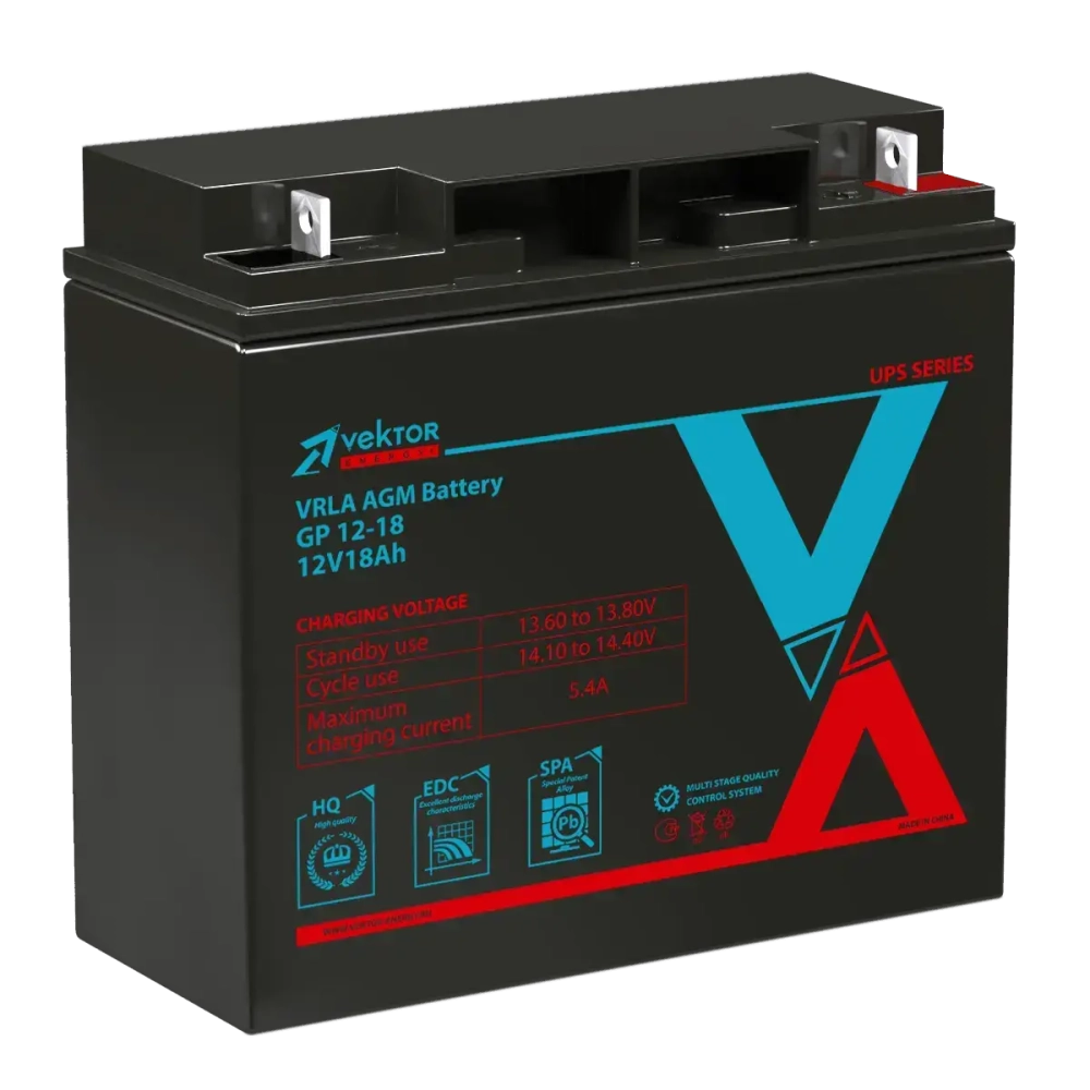 Аккумуляторная батарея Vektor Energy GP 12-18SA