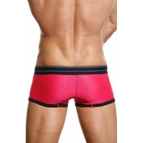 Мужские трусы хипсы розовые в сетку TOOT Nylon Sport Hip Boxer