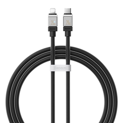 Кабель Baseus Coolplay Series Fast Charging Cable USB Type-C to Lightning 20W 1 м черный (CAKW00001)