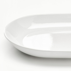 IKEA GODMIDDAG  (ИКЕА ГОДМИДДАГ)  -  Блюдо, белое, 32x18 см