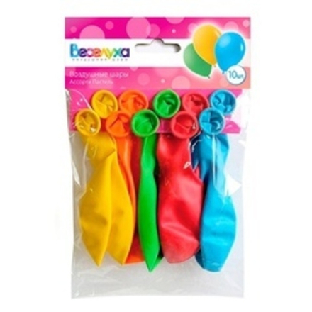 Набор шаров (12"/30 см) Ассорти Пастель 5 шт.