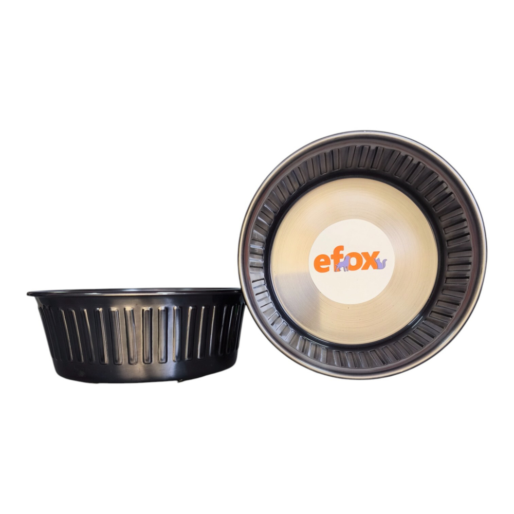 Миска "efox" для питомцев из нержавеющей стали, форма чаша