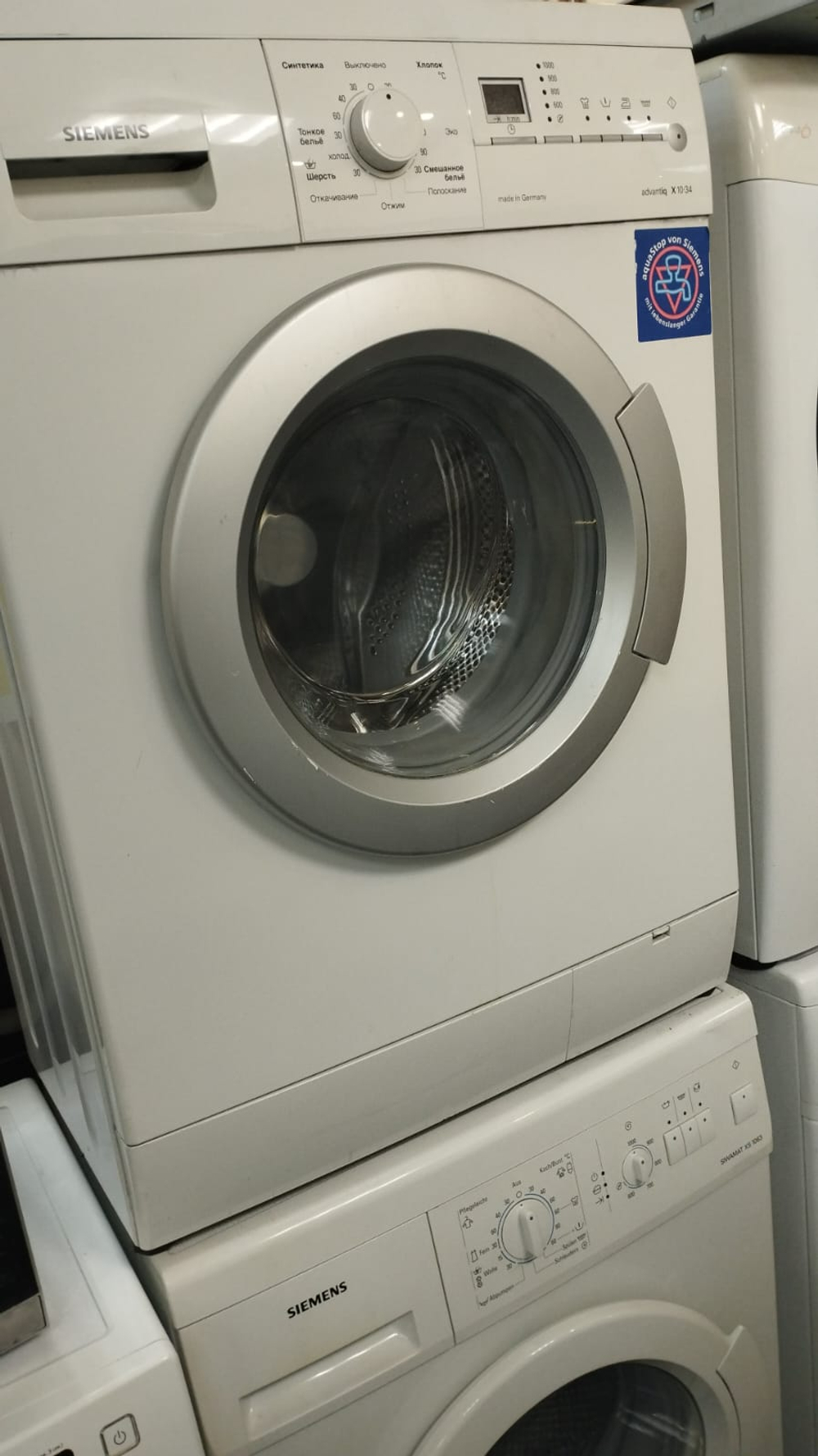 Стиральная машина Siemens WS 10X34 AOE б/у