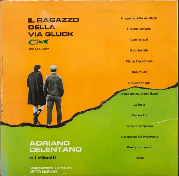 Adriano Celentano – Il Ragazzo Della Via Gluck - Clan Celentano LP