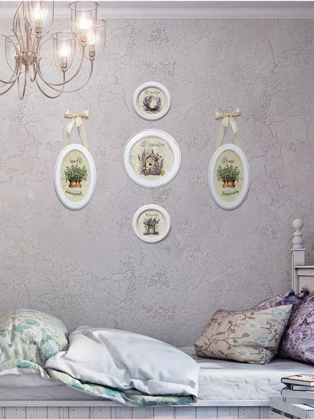 Картины на стену интерьерные на холсте 3 шт. 17.5 см