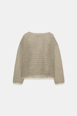 ZARA ТОНКИЙ ДЖЕМПЕР В ПОЛОСКУ, ПОЛОСКИ