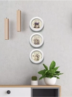 Картины на стену интерьерные на холсте 3 шт. 17.5 см