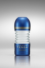 Мастурбатор TENGA PREMIUM Rolling Head CUP (Цвет: синий, белый)