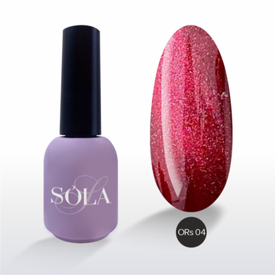SoLa Гель-лак Only Red Cat 04 Кошачий глаз, 10мл