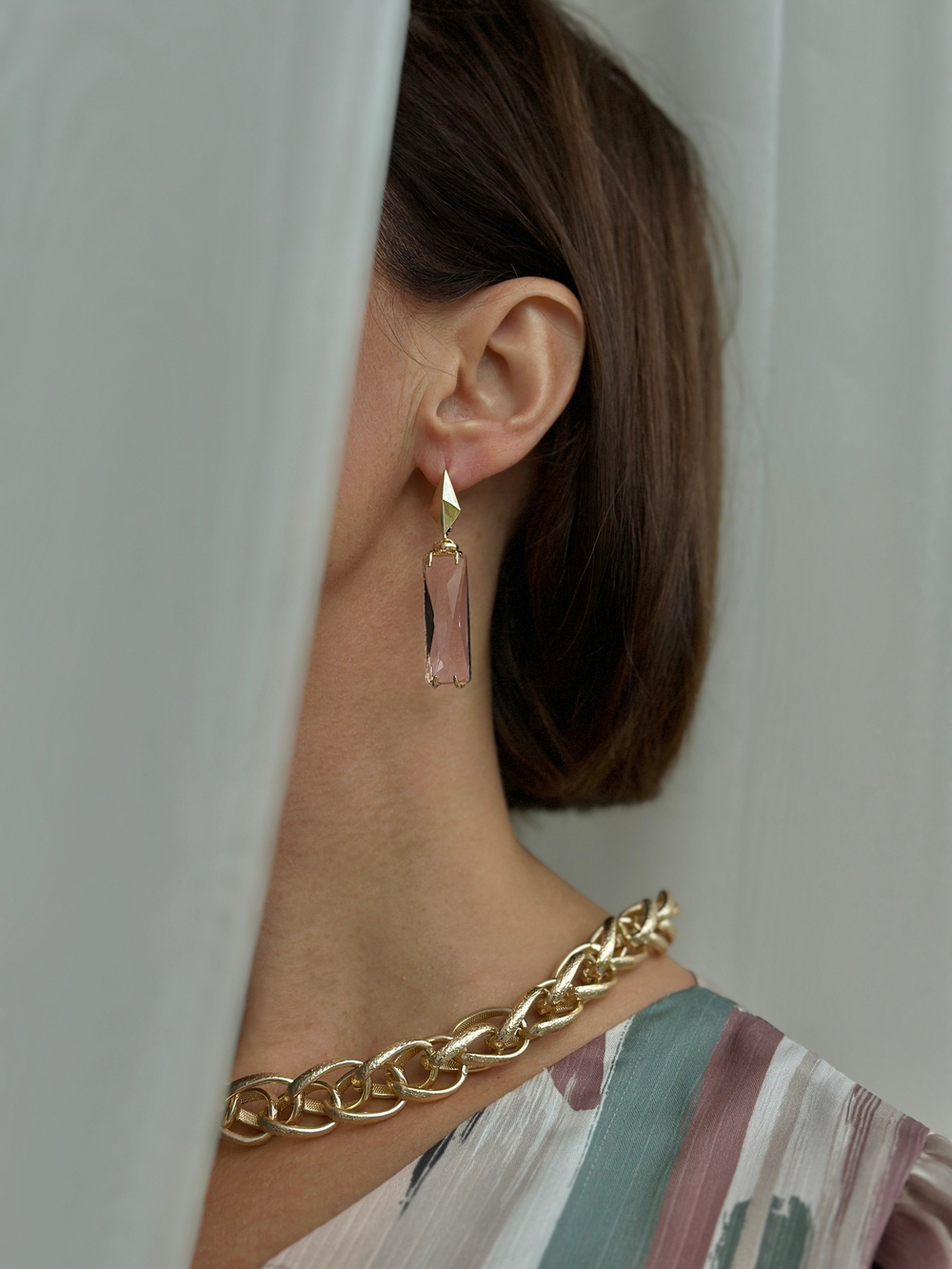 HMG 1313 Pink Серьги арт.0790