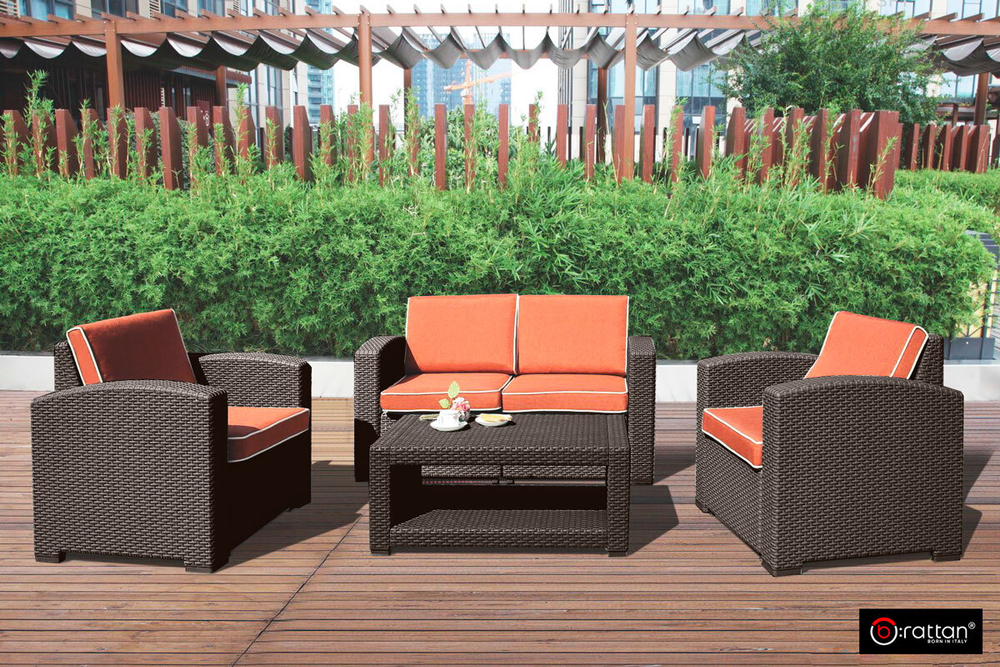 Комплект мебели Rattan Premium 4, венге