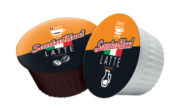 Кофе SantaRicci, ЛАТТЕ, в капсулах для кофемашин Dolce Gusto, 12 шт