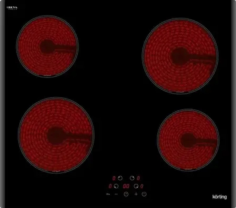 Встраиваемая электрическая панель Korting HK 60003 B (q)