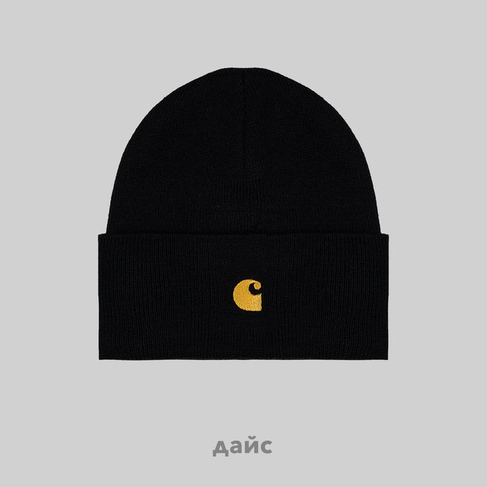 Шапка Carhartt WIP Chase Beanie артикул:I026222_black - купить в магазине Дайс