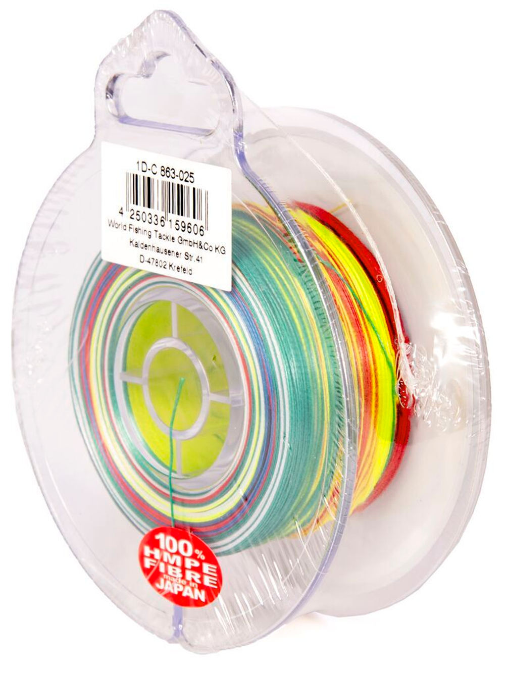 Шнур плетёный WFT KG STRONG EXACT ELECTRA 700 Multicolor 360/025