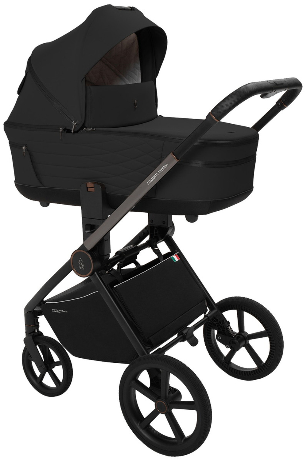 Коляска 3 в 1 Sweet Baby SBL Elegante Therma + автокресло Premier Grey Black