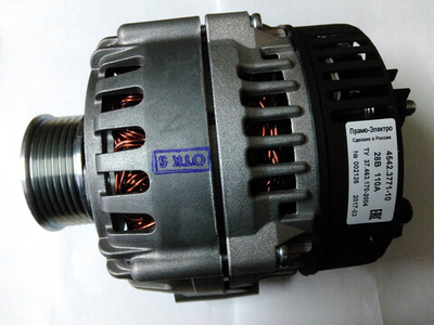 Генератор 4542.3771-10 (ПРАМО) КАМАЗ с дв. ЕВРО-3, ЕВРО-4 (6-ручьевой шкив) (28В, 125А)