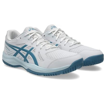 Кроссовки ASICS Upcourt 6 1071A104 105,р.7,5(рос.39),иск.кожа, текстиль, бело-бирюзовый
