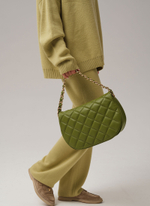 Кожаная сумка Azaro 30788 зеленый бамбук