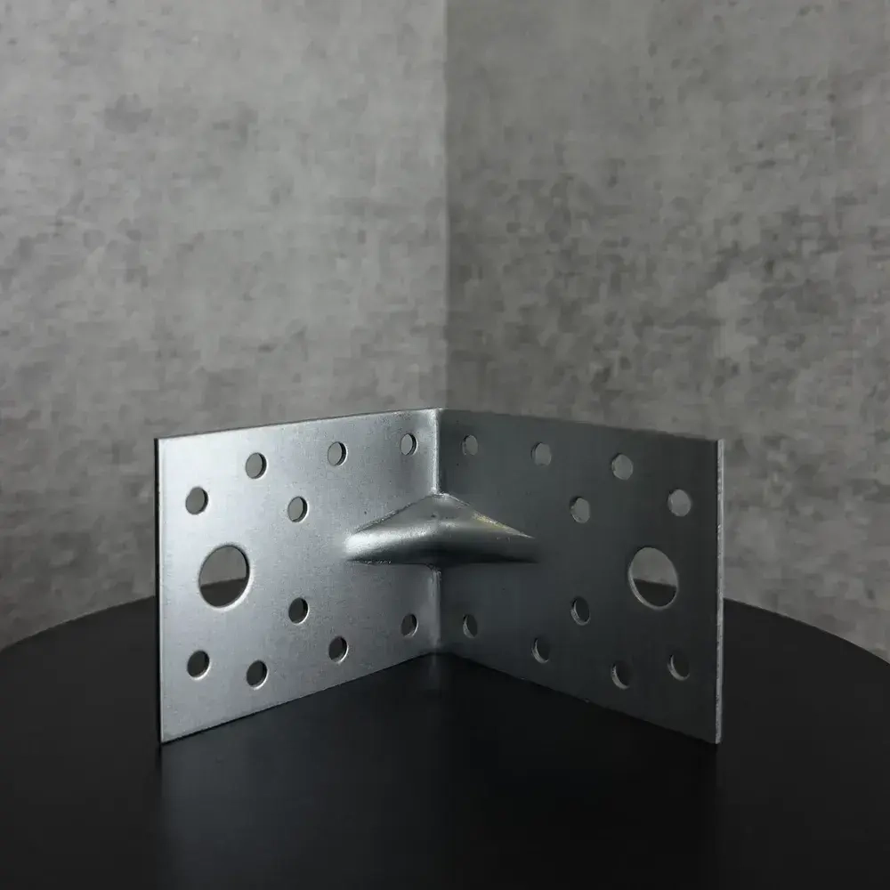 ПЗМ Уголок перфорированный крепежный Усиленный 70 мм x 55 мм 50 шт.