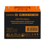Батарея аккумуляторная  Exegate HRL 12-18