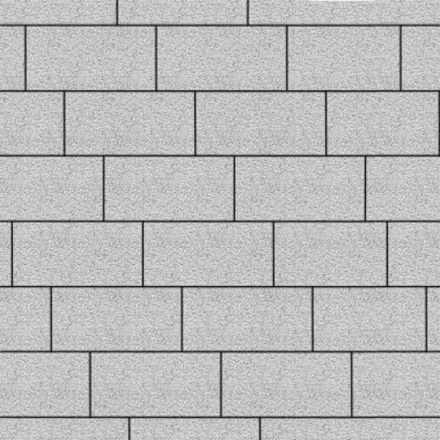 Тротуарная плитка ПРЯМОУГОЛЬНИК 300х150 мм - Гранит Белый